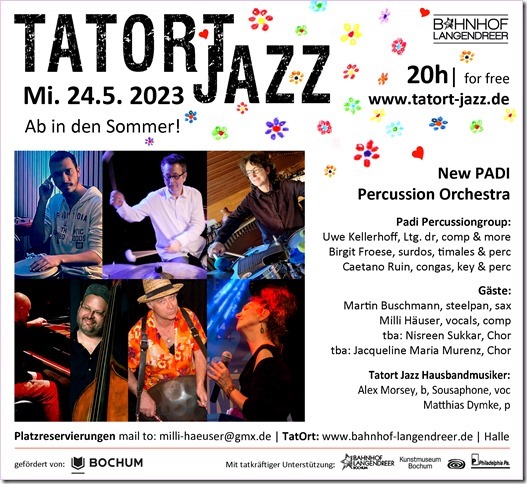 24.05.2023 Tatort Jazz im Bahnof Langendreer